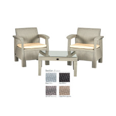 Комплект садових меблів California Balkony Set HK-950-Capucino
