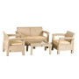 Комплект садових меблів Toscana Double Seat Set HK-955-Brown