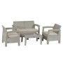Комплект садових меблів Toscana Double Seat Set HK-955-Brown