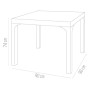Стол HM-710 COMFORT RATTAN MASA 90*90 без стекла