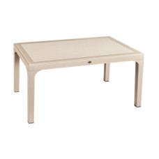 Стол HM-735 Wood Masa Camlı 90*150 со стеклом Beige