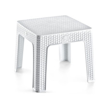 Столик до шезлонгу ротанг HS-700 Holiday IRAK PLASTIK White