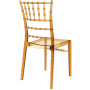 Стул банкетный, свадебный Siesta 071 Chiavari Amber Transparent
