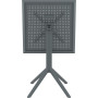 Стол Siesta складной 60*60  (Sky folding table), арт. 114 Dark Grey