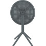 Стіл Siesta складаний  121 Sky Gray  Ø60