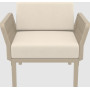 Кресло Siesta Portofino Lounge 152 Taupe