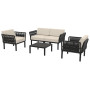Комплект садовой мебели Siesta, Portofino Lounge153 Black