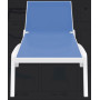 Шезлонг Pacific от Турецького производителя Siesta 089 White-Blue