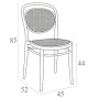 Стілець Siesta (MarcelXL stacking armchair), арт. 258