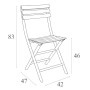 Стул Siesta 290 Helen Folding Dark Grey