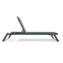 Шезлонг Tropic от Турецкого производителя Siesta 708 Dark Grey-Black