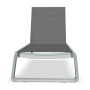 Шезлонг Tropic от Турецкого производителя Siesta 708 Dark Grey-Black
