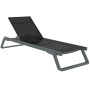 Шезлонг Tropic от Турецкого производителя Siesta 708 Dark Grey-Black