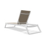Шезлонг Tropic от Турецкого производителя Siesta 708 White-Taupe