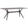 Стіл Siesta з ротанговою ніжкою Ibiza Table90*180 Арт. 865 Brown