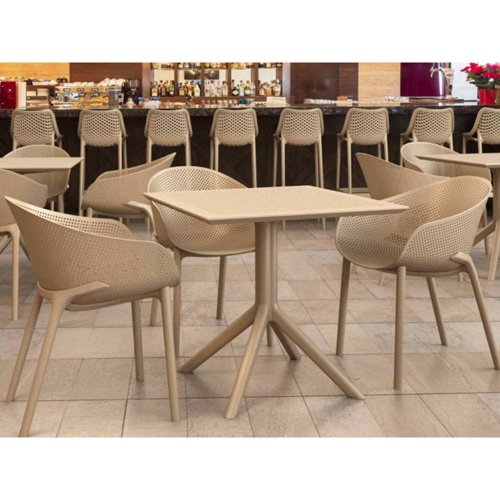 Крісло штабельоване Siesta 151 Sky Pro Taupe