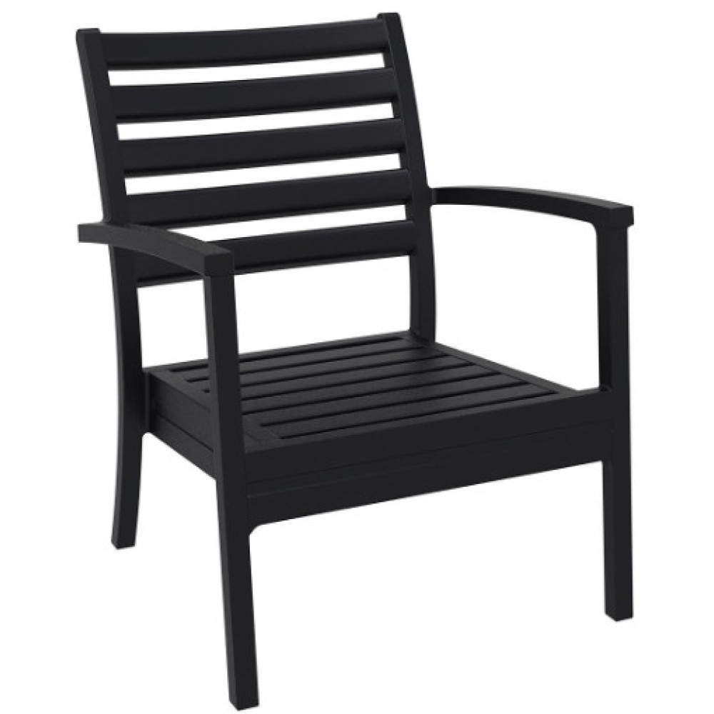 Кресло штабелированное Siesta Artemis XL 004 Black