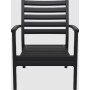 Кресло штабелированное Siesta Artemis XL 004 Black
