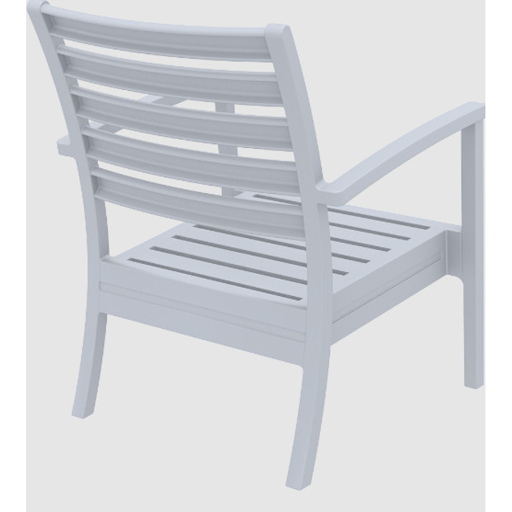 Кресло штабелированное Siesta Artemis XL 004 Silver-Grey