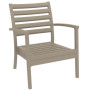 Кресло штабелированное Siesta Artemis XL 004 Taupe