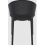 Крісло штабельоване Siesta 151 Sky Pro Black