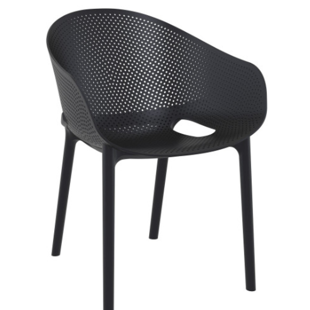 Крісло штабельоване Siesta 151 Sky Pro Black