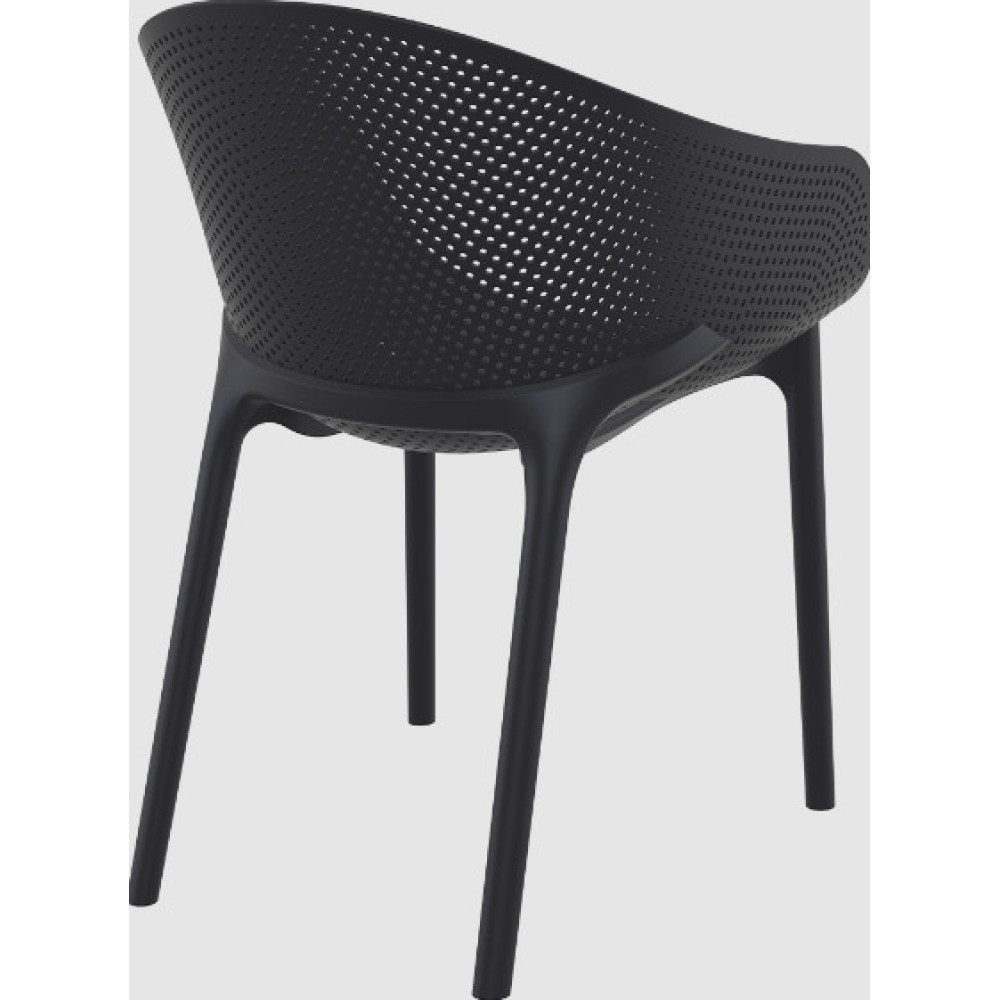 Крісло штабельоване Siesta 151 Sky Pro Black