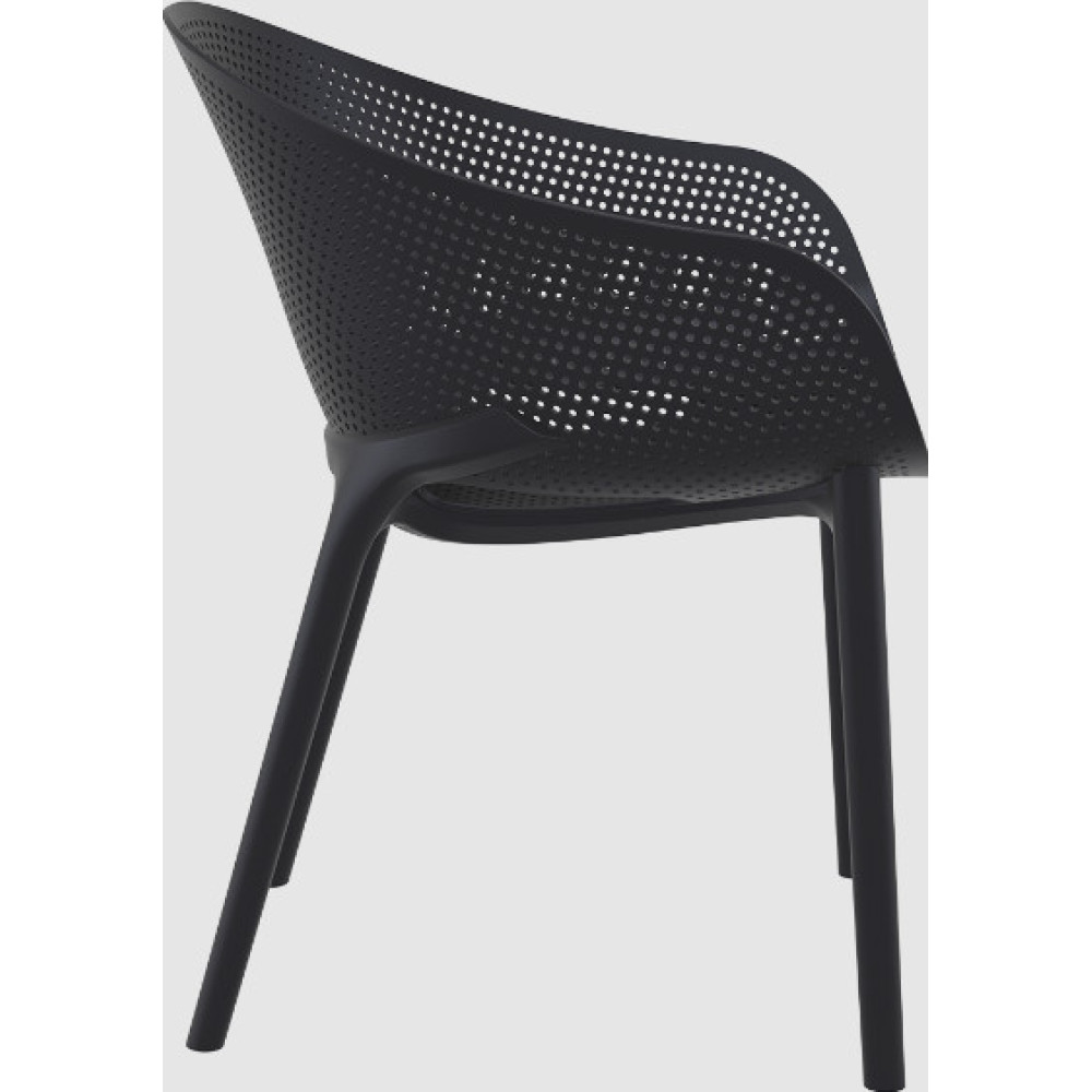 Крісло штабельоване Siesta 151 Sky Pro Black
