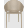 Крісло штабельоване Siesta 151 Sky Pro Taupe