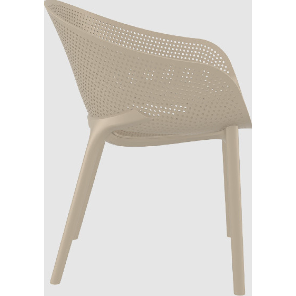 Крісло штабельоване Siesta 151 Sky Pro Taupe