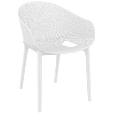 Кресло штабелированное Siesta 151 Sky Pro White