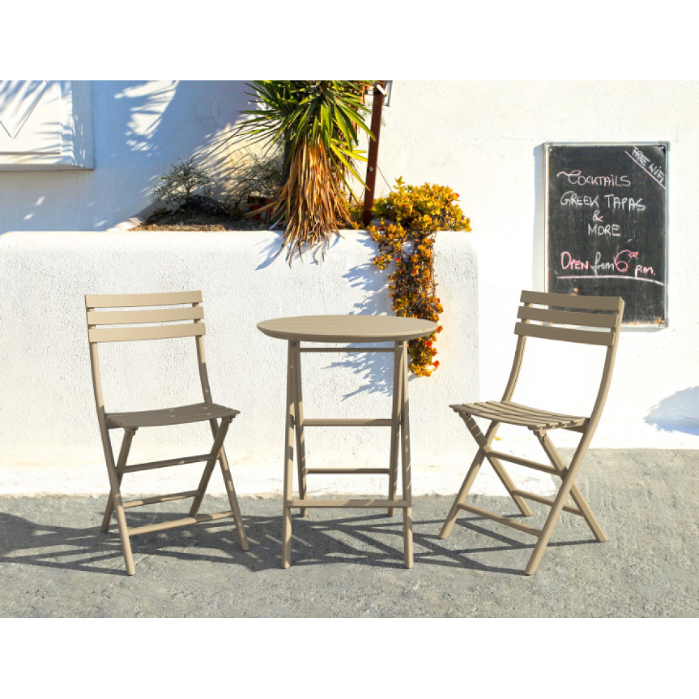 Комплект Стол Siesta складной 292 Helen 60 и стулья складные Siesta 290 Helen Folding 2шт.