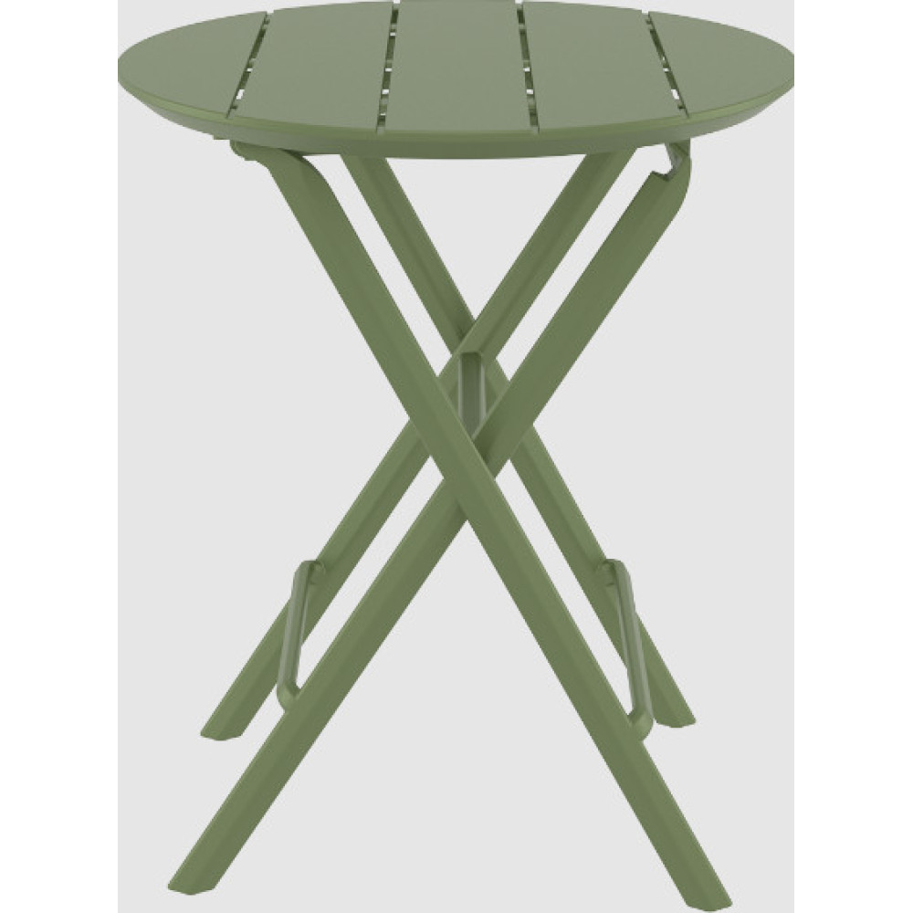 Стол Siesta складной 294 Helen Ø60 Olive Green