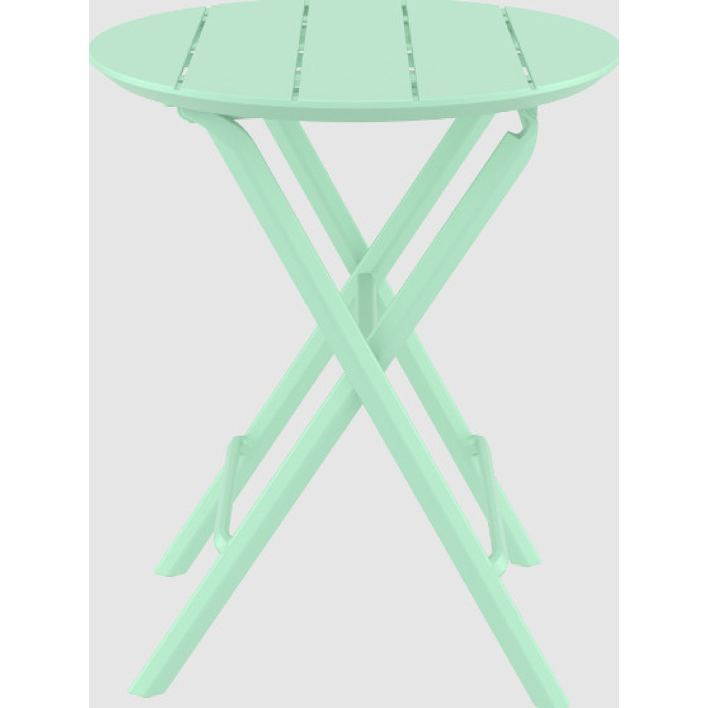 Стол Siesta складной 294 Helen Ø60 Opaline Green