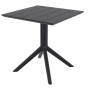 Стол Siesta 80*80 Paris 298 Black