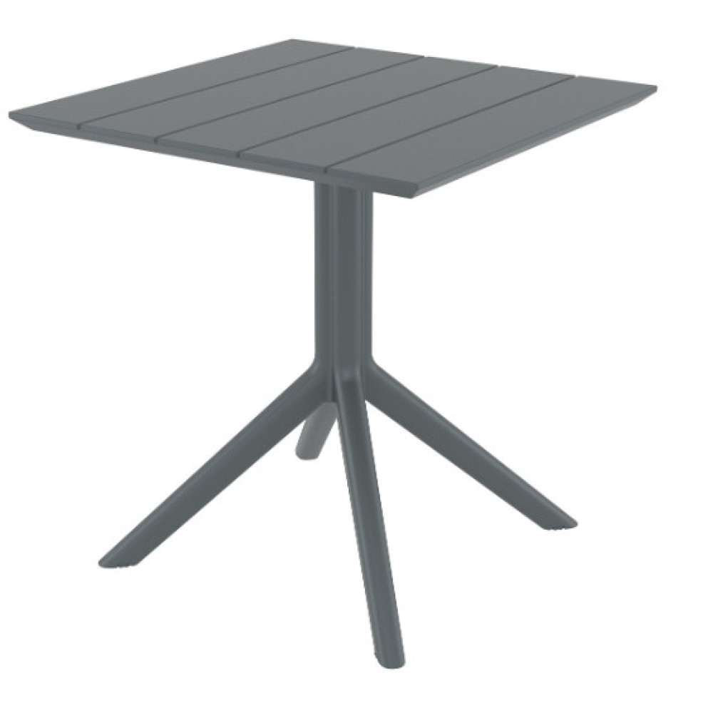 Стол Siesta 70*70 Paris 296 Dark Grey