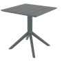 Стол Siesta 70*70 Paris 296 Dark Grey