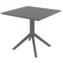 Стол Siesta 80*80 Paris 298 Dark Grey