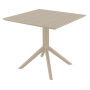 Стол Siesta 80*80 Paris 298 Taupe