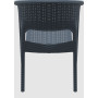 Кресло Siesta Panama 808 Dark-Grey
