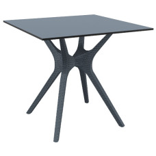 Стол Siesta с ротанговой ножкой (Ibiza Table 80) Арт. 863 Grey