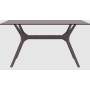 Стол Siesta с ротанговой ножкой (Ibiza Table 80) Арт. 863 Brown
