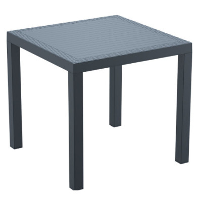 Стіл Siesta 875 Orlando 80*80  Dark Grey