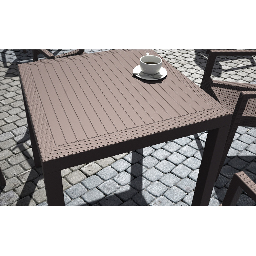 Стіл Siesta 875 Orlando 80*80  Brown