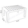 Садовый столик Sofa Sehpa Irak Plastik